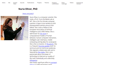 Desktop Screenshot of nuriaoliver.com